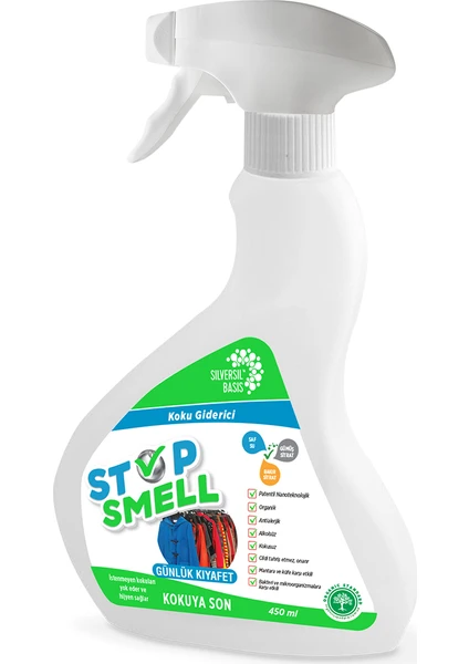 Stop Smell Günlük Kıyafetler Için Koku Giderici Sprey 450 ml