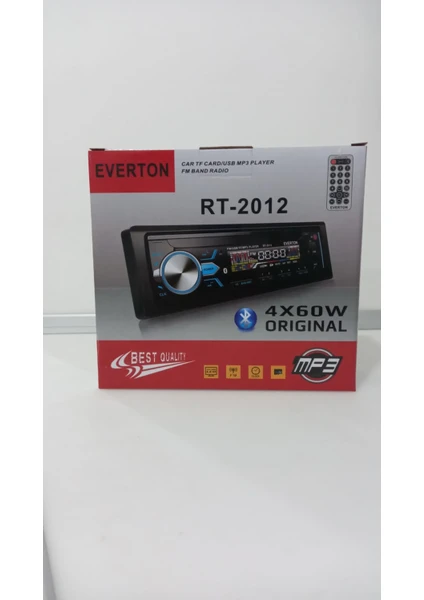 RT-2012 Usb-Sd-Fm-Aux-Bluetooth Destekli Mekaniksiz 4X60W Oto Teyp Akbaş