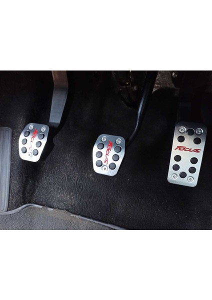 Artı Tunıng Ford Focus Spor Pedal Seti Kırmızı Yazılı (Manuel / 2010-2019)