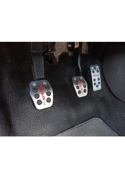 Artı Tunıng Ford Focus Spor Pedal Seti Kırmızı Yazılı (Manuel / 2010-2019)