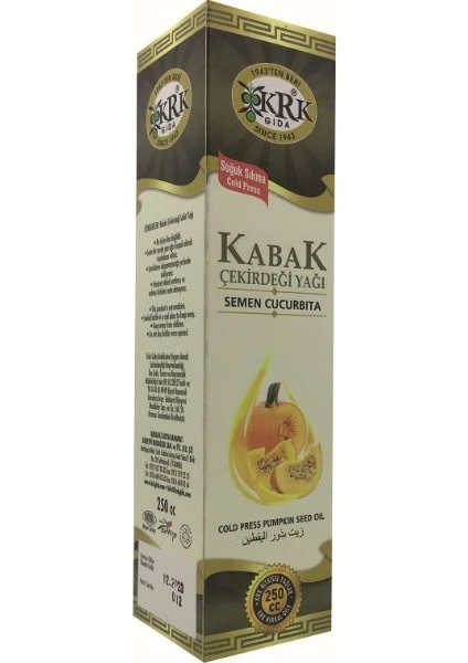 Krk Kabak Çekirdeği Yağı 250 ML(125 ml x 2)