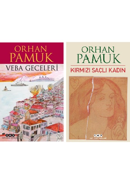 Veba Geceleri - Kırmızı Saçlı Kadın - 2 Kitap - Orhan Pamuk