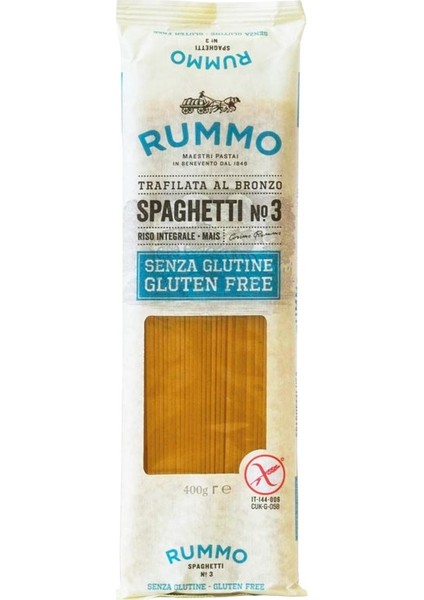 Spaghetti Makarna Glutensiz 400 gr