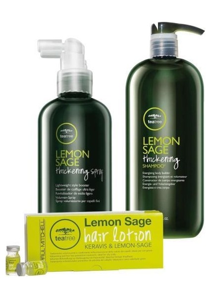 Tea Tree Lemon Sage Losyon 12X6 Ml+Sprey 200 Ml+Şampuan 1000 ml