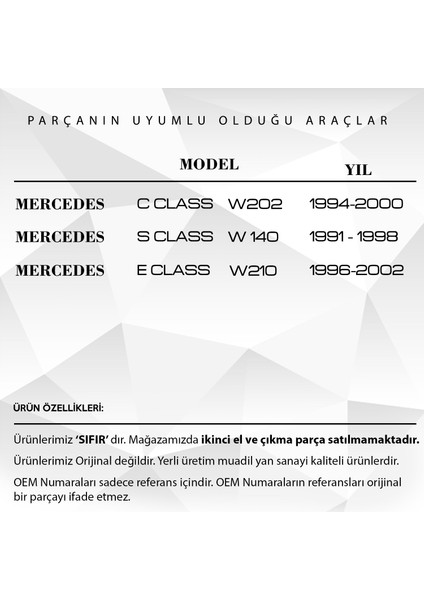4 Adet Mercedes E Class W210 1996-2002 Için Cam Düğmesi Kapağı