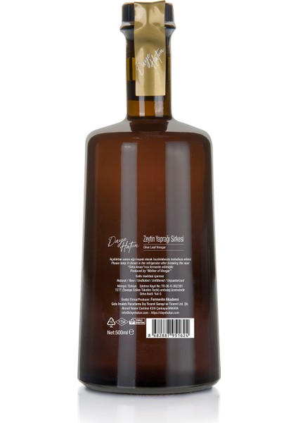 Zeytin Yaprağı Sirkesi / Olive Leaf Vinegar 500 ml