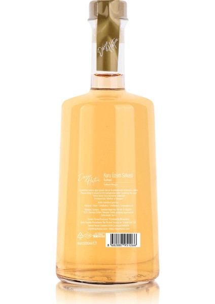 Sultani Kuru Üzüm Sirkesi / Sultana Vinegar 500 ml