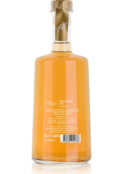 Alyanak Kayısı Sirkesi / Apricot Vinegar 500 ml