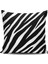 Zebra Desenli Dijital Baskılı Kırlent Kılıfı 1