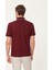 Bordo Fermuarlı Erkek Polo T-Shirt 3