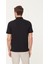 Siyah Fermuarlı Erkek Polo T-Shirt 3