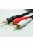 Ntc 423 3.5 mm 2 Rca Line Aux Ses Kablosu - 10M 1