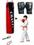 Çocuk Dolu Boks Kum Torbası 70cm x 25cm + Çocuk Boks Eldiven Seti + Askı Aparatı 1