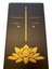 Rubber Yoga/pilates Mat Golden Line 5 Mm. Lotus Siyah 2