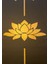Rubber Yoga/pilates Mat Golden Line 5 Mm. Lotus Siyah 4
