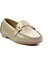 Yeni Altın Örgü Kadın Loafer K01542030710 2