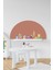 Bohem Açık Kahve Yarım Daire Çocuk Bebek Odası STICKER(50X100CM) 1