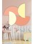 Turuncu Tonlarda Yarım Daireler Çocuk Bebek Odası Sticker Seti (85X100 Cm) 1
