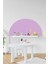 Bohem Tarzı Lila Yarım Daire Çocuk Bebek Odası STICKER(50X100CM) 1