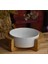 Bambu Standlı 13 Cm Porselen Yuvarlak Servis Kasesi 10963 1