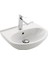 Indıgo 45X35 cm Armatür Delikli Beyaz Lavabo 1