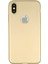 iPhone x Kılıf Mat Renkli Esnek Silikon Gold Renk Prm 1