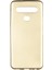 Lg K61 Kılıf Mat Renkli Esnek Silikon Gold Renk Prm 1