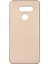 Lg K50S Kılıf Mat Renkli Esnek Silikon Gold Renk Prm 1