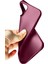 Oppo A72 Kılıf Mat Renkli Esnek Silikon Mürdüm Renk Prm 2