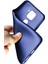 Oppo A9 2020 Kılıf Mat Renkli Esnek Silikon Lacivert Renk Prm 2