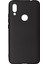 Xiaomi Redmi 7 Kılıf Mat Renkli Esnek Silikon Siyah Renk Prm 1