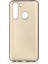 Samsung Galaxy A21 Kılıf Mat Renkli Esnek Silikon Gold Renk Prm 1
