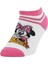 Kız Çocuk Minnie Mouse Lisanslı 3'lü Patik Çorap T9567A621SP 4
