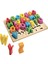 Hambag Ahşap Eğitici Geliştirici 3D Büyük Harf Alfabe Yapboz Puzzle Bul Tak 2