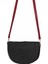 Kadın Siyah Kırmızı Hasır Örgü Mini Omuz Çantası 3
