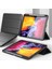 Apple iPad 10.2 (8. Nesil) Kılıf 360 Tam Koruma Kapaklı Uyku Modlu Stand Özellikli Wlons Tablet Kılıf Lacivert 3