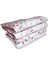 Bebek Çocuk Beşik Kenar Koruma 70 x 110 Park Beşik Için (4 Parça) Bariyer Bumper Kelebekli/pembe 2