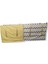 Bebek Çocuk Beşik Kenar Koruma 70 x 120 Park Beşik Için (4 Parça) Bariyer Bumper Sarı Zikzaklı/sarı Yıldızlı 1