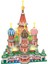 3d- 3 Boyutlu Puzzle St. Basil's Katadrali - Rusya (Led Işıklı) 2