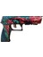 Ahşap Cs-Go Hyper Beast P250 Lastik Atar Oyuncak Tabanca 1