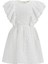 Kız Çocuk Volanlı Dantel Elbise U0074A621SM 1