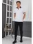 T8579 Dewberry Erkek T-Shirt - Beyaz 3