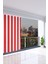 100 x 250 cm Kırmızı Renkli Balkon Perdesi 1