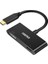 Type C To Pd/hdmı Çevirici Dönüştürücü Adaptör Siyah HUB-M03BK 1