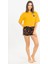 VİENETTA 9210-9245 BAYAN KISA KOL YOLK YELLOW ŞORTLU PİJAMA TAKIMI 1