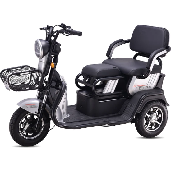 Falcon Frida 7000 3 Tekerli Elektrikli Motosiklet Gri