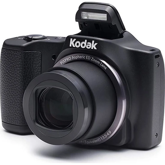 Kodak Friendly Zoom FZ201/20X Yakınlaştırma Dijital Fotoğraf Makinesi-Siyah
