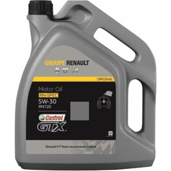 Castrol GTX RN-Spec 5W-30 RN720 4 Litre Motor Yağı ( Üretim Yılı: 2021 )