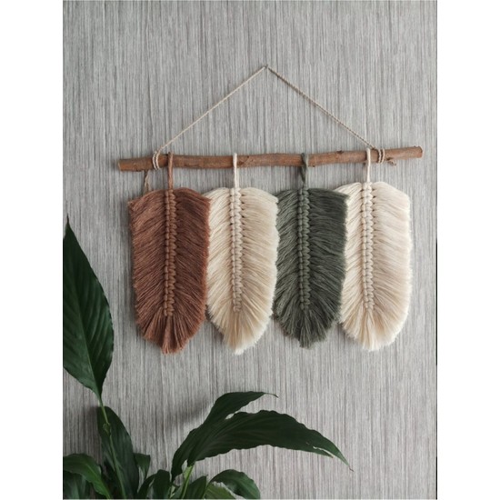 Seray Home Mint 4 Yaprak Lı Makrome Duvar Süsü Fiyatı Seray Home Mint 4 Yaprak Lı Makrome Duvar Süsü Fiyatı