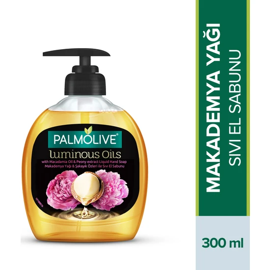 Palmolive Luminous Oils Makademya Yağı & Şakayık Özleri Sıvı El Sabunu 300 ml